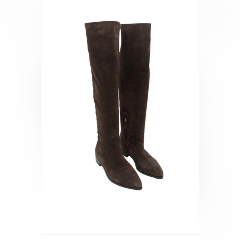 Prada suede boots